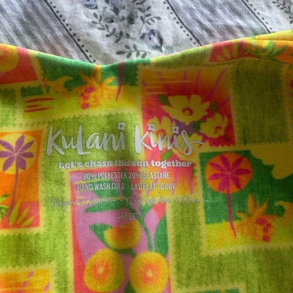 Kulani Kinis Yellow and Pink bikini - Picture 6 of 6